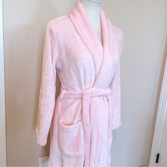 Juicy Couture pink plush robe NWT L/XL - Picture 5 of 6